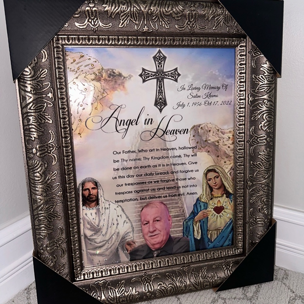 Memorial pictures customized